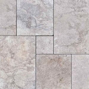 gorgeous French-pattern travertine paver offer a nice and unique greige tune. Atlas Tile and Stone supplier of stone tiles in Moorabbin. Luna Greige Travertine