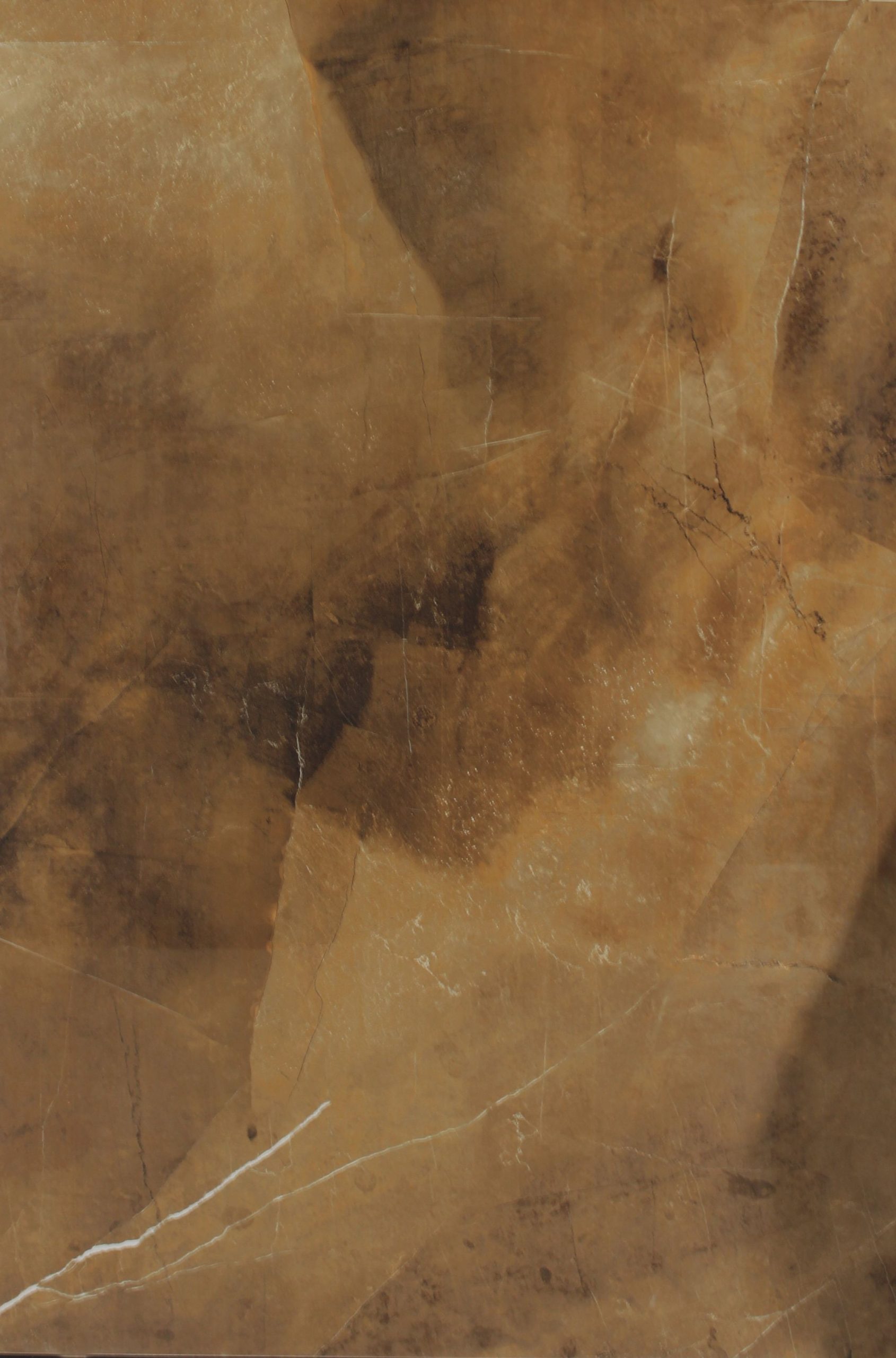 1200x800 mm porcelain mini slab for kitchen splashback in polished, resembling a stunting brown marble stone. Atlas Tile & Stone natural stone supplier with services at Moorabbin, Cheltenham, Brighton
