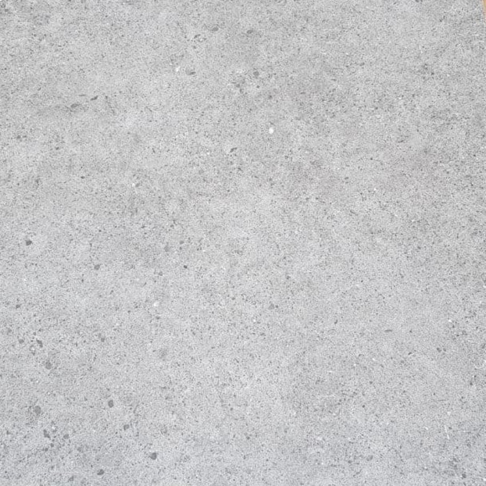 concrete look porcelain tile external finish with P4 slip rate in light grey and specked pattern. Atlas Tile & Stone natural stone supplier with services at Moorabbin, Cheltenham, Brighton, Sandringham, Hampton, Black rock, Highett, Beaumaris, Parkdale, Mordialloc, Dingley Village, Mentone, Clayton