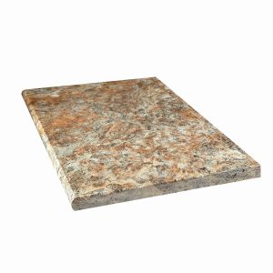 Turkish silver travertine bullnose for pool coping Melbourne. Supplying by Atlas Tile & Stone based in Cheltenham